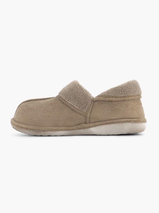 deichmann fechado atrás chinelo taupe deichmann
