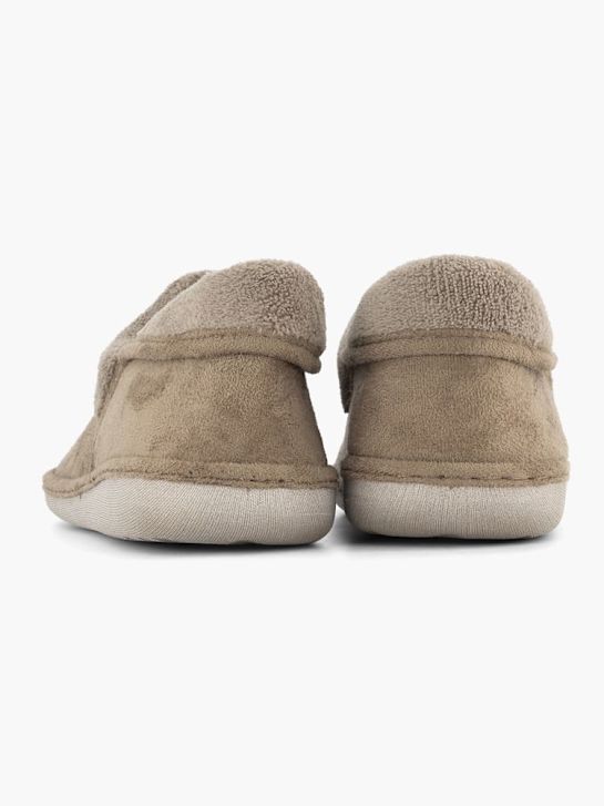 deichmann fechado atrás chinelo taupe deichmann