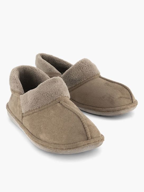 deichmann fechado atrás chinelo taupe deichmann