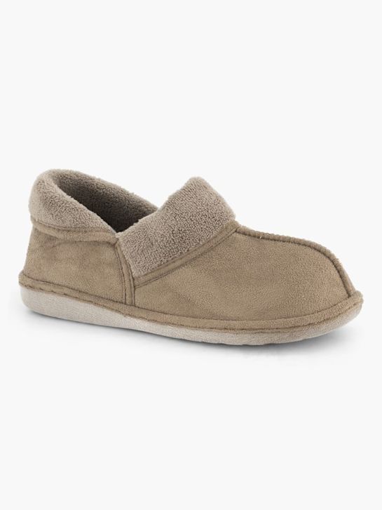 deichmann fechado atrás chinelo taupe deichmann
