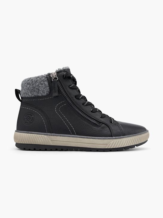 fácil de rua lace-up bota preta deichmann