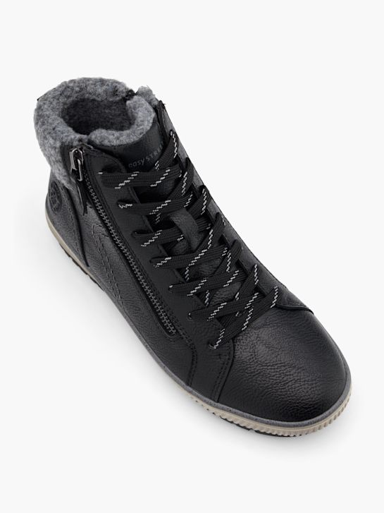 fácil de rua lace-up bota preta deichmann