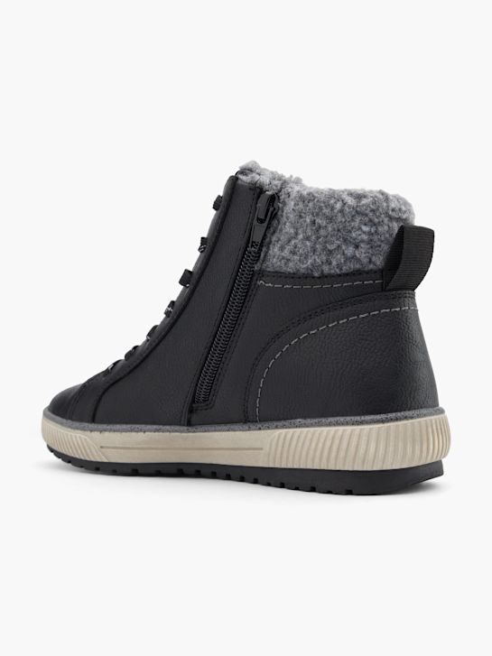 fácil de rua lace-up bota preta deichmann