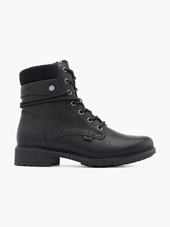fácil de rua lace-up bota preta deichmann