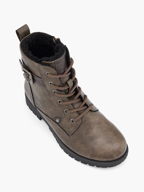fácil de rua lace-up bota marrom deichmann