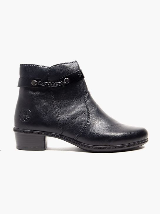 rieker clássica ankle boot preta deichmann