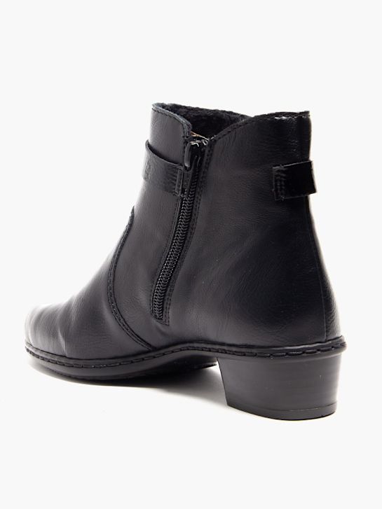 rieker clássica ankle boot preta deichmann