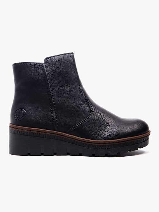 rieker clássica ankle boot preta deichmann