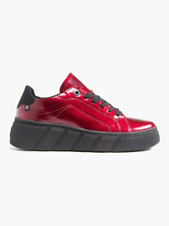 rieker baixa sapato vermelho deichmann