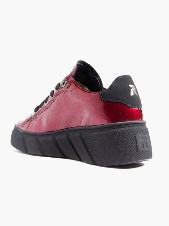 rieker baixa sapato vermelho deichmann
