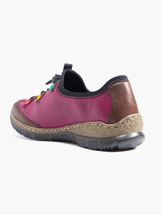 rieker baixa sapato cor-de-rosa deichmann