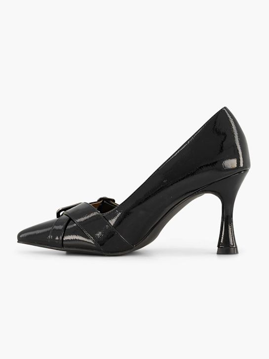 passarela calcanhar preto deichmann
