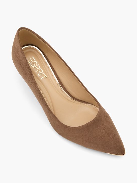 esprit de calcanhar marrom deichmann