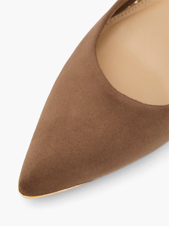 esprit de calcanhar marrom deichmann