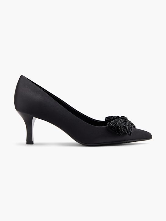 passarela calcanhar preto deichmann