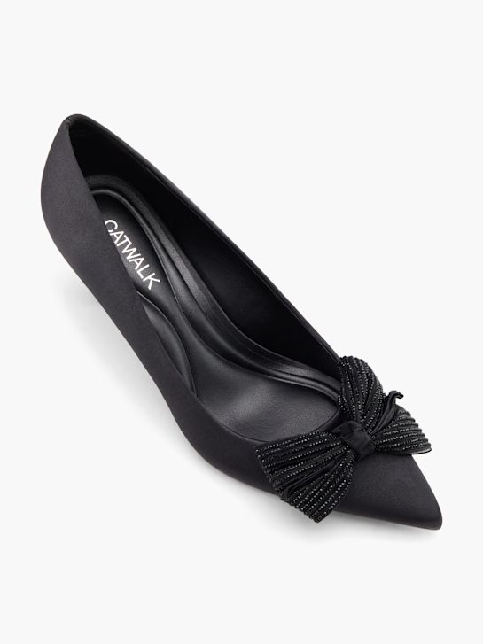 passarela calcanhar preto deichmann