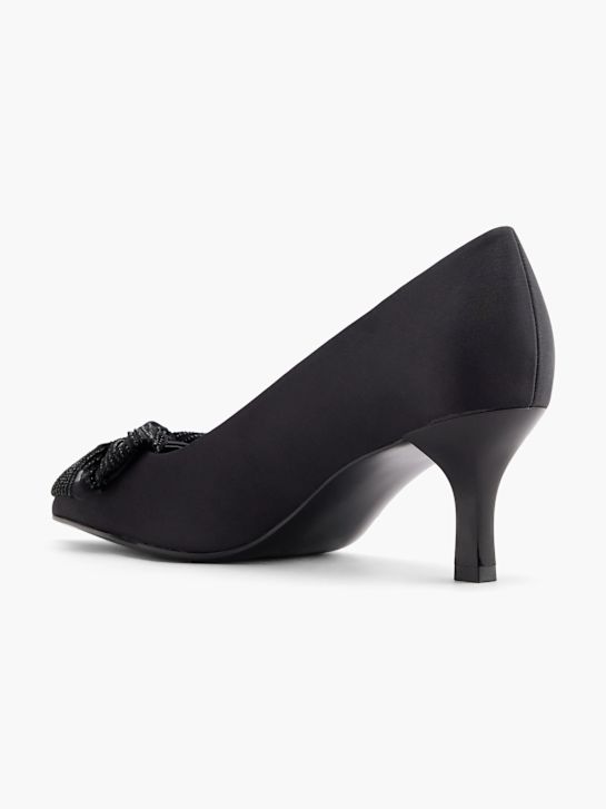 passarela calcanhar preto deichmann
