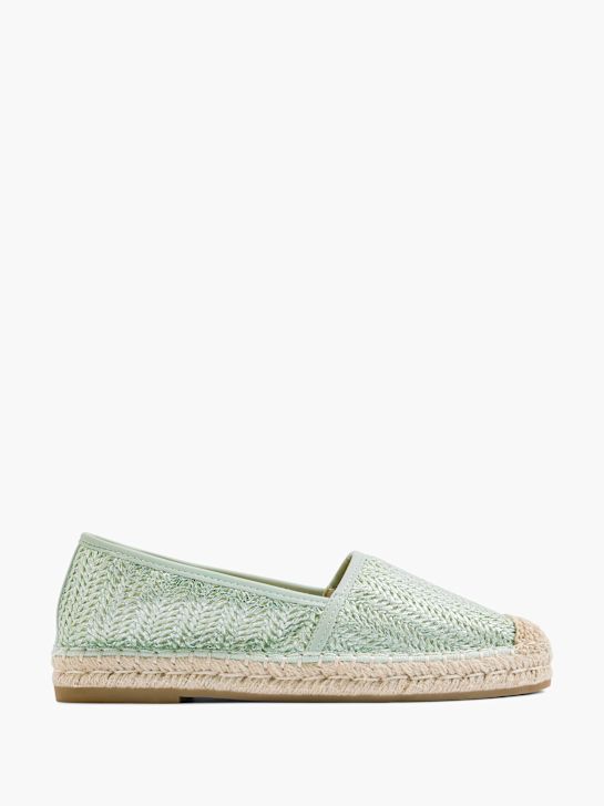 graceland espadrille verde deichmann