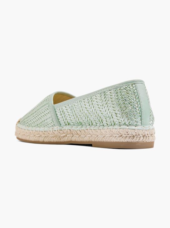 graceland espadrille verde deichmann