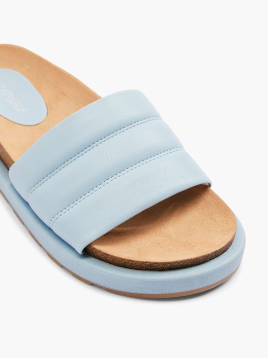 passarela sandália azul deichmann