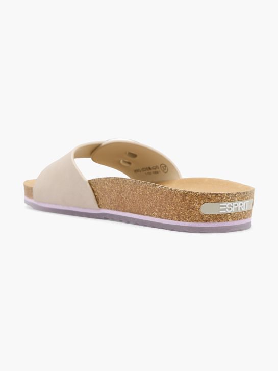 esprit sandália palmilha bege deichmann