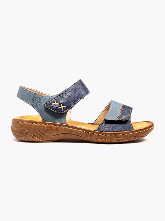 rieker sandália azul deichmann