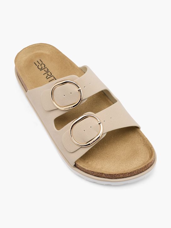 esprit sandália palmilha bege deichmann