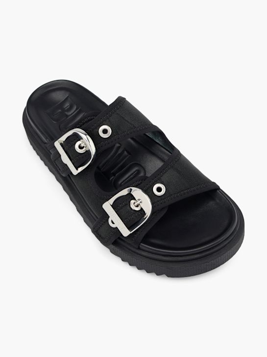 buffalo sandália palmilha preto deichmann