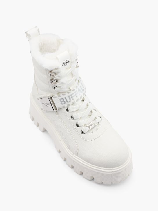 buffalo lace-up bota branca deichmann