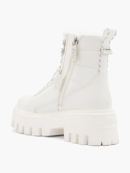 buffalo lace-up bota branca deichmann
