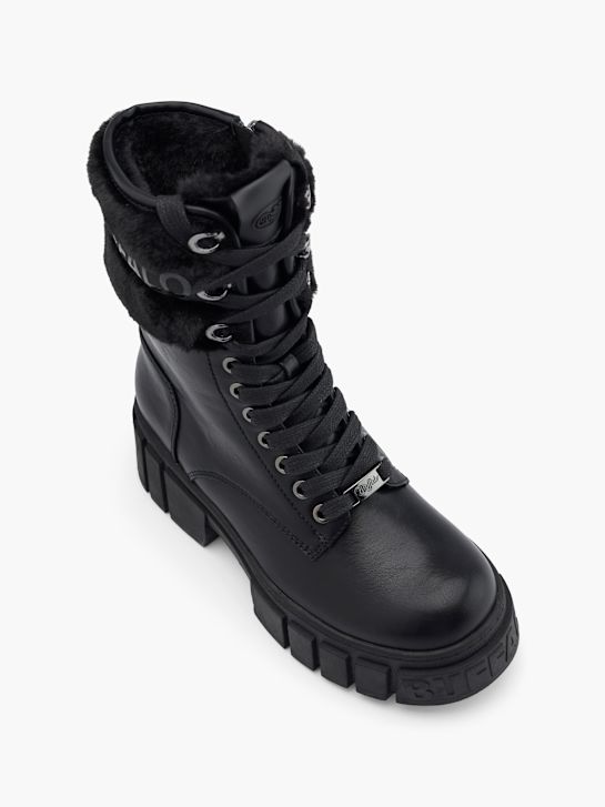 buffalo lace-up bota preta deichmann