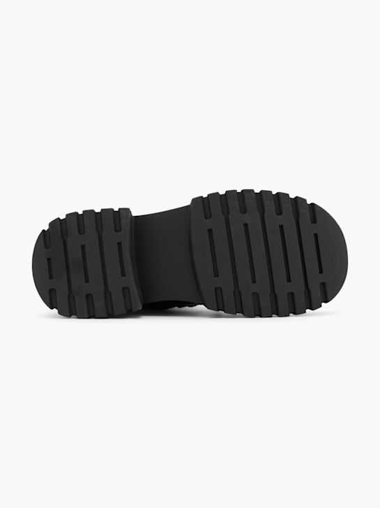 passarela lace-up bota preta deichmann