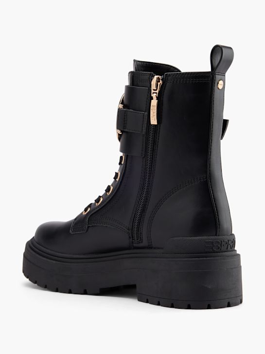 esprit lace-up bota preta deichmann