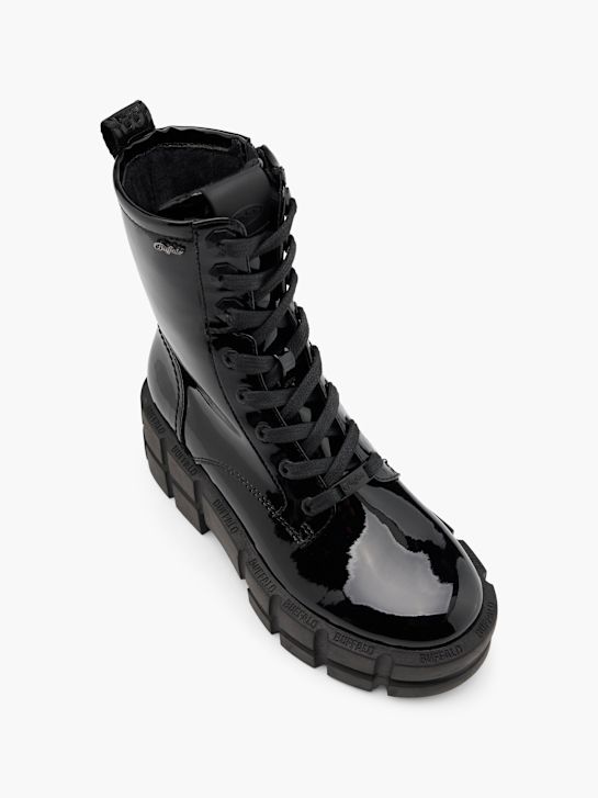 buffalo lace-up bota preta deichmann