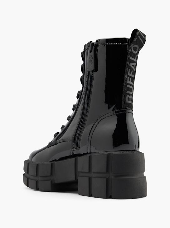 buffalo lace-up bota preta deichmann