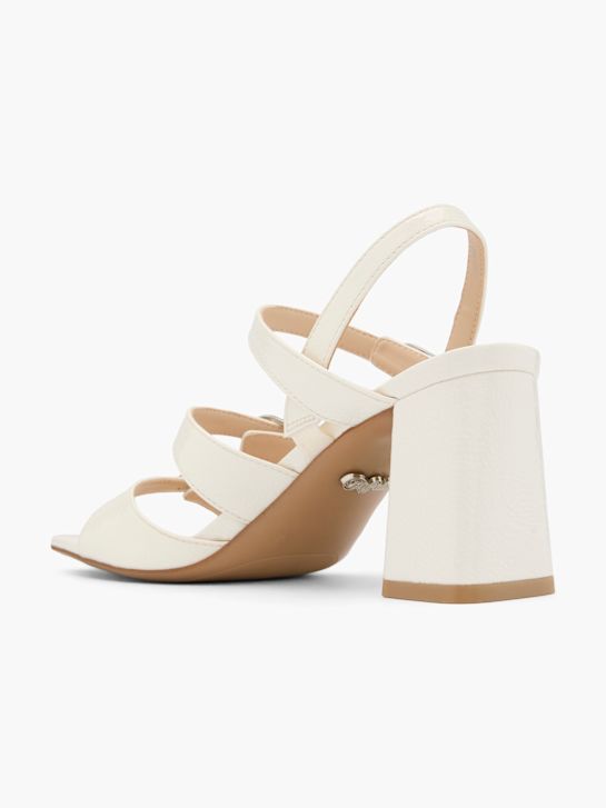 buffalo sandália de salto branco deichmann
