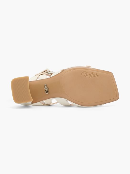 buffalo sandália de salto branco deichmann