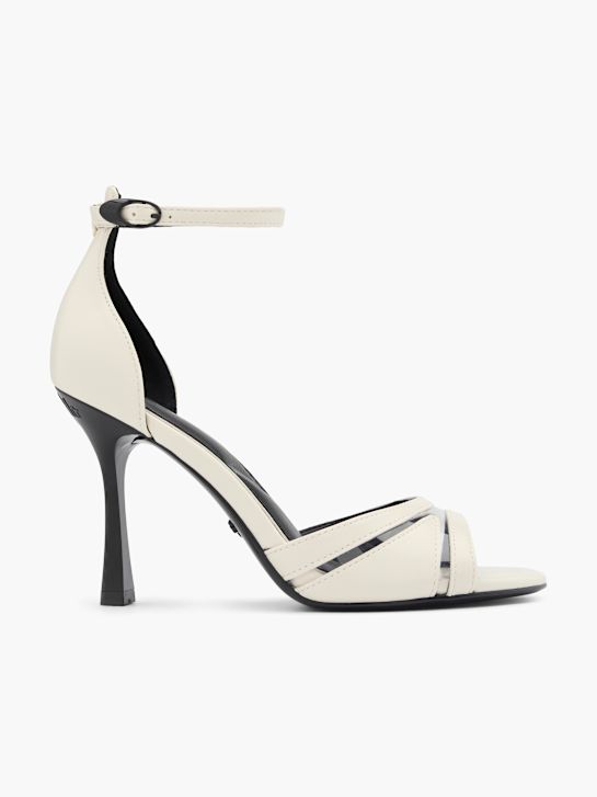 buffalo sandália de salto offwhite deichmann