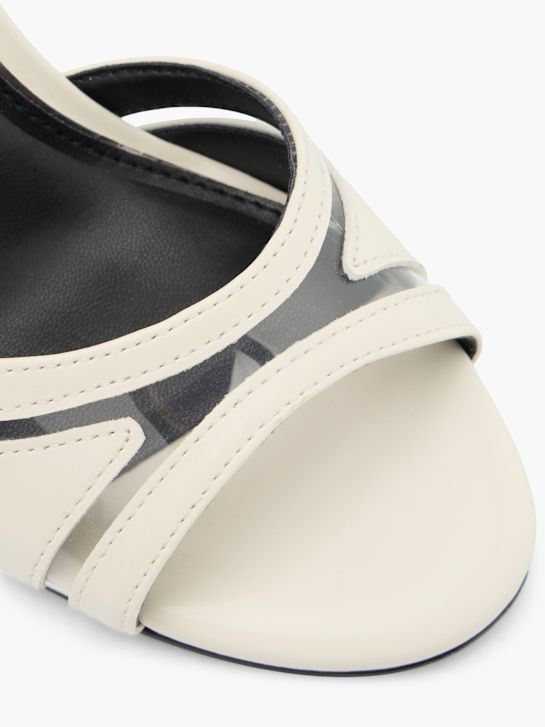 buffalo sandália de salto offwhite deichmann