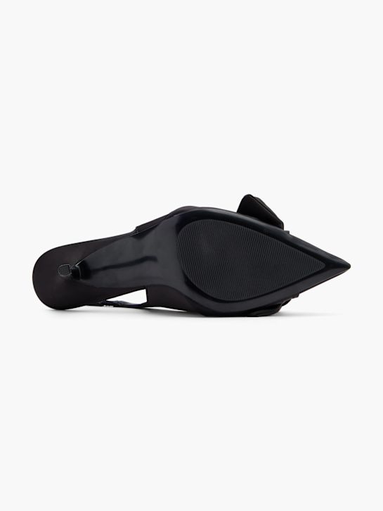 passarela slingback calcanhar preto deichmann
