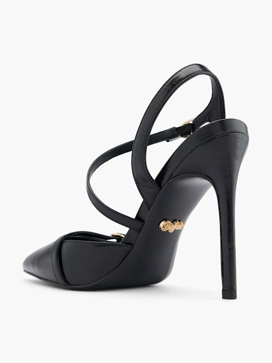 buffalo amarrado calcanhar preto deichmann