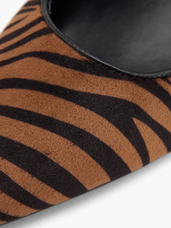 passarela slingback calcanhar marrom deichmann
