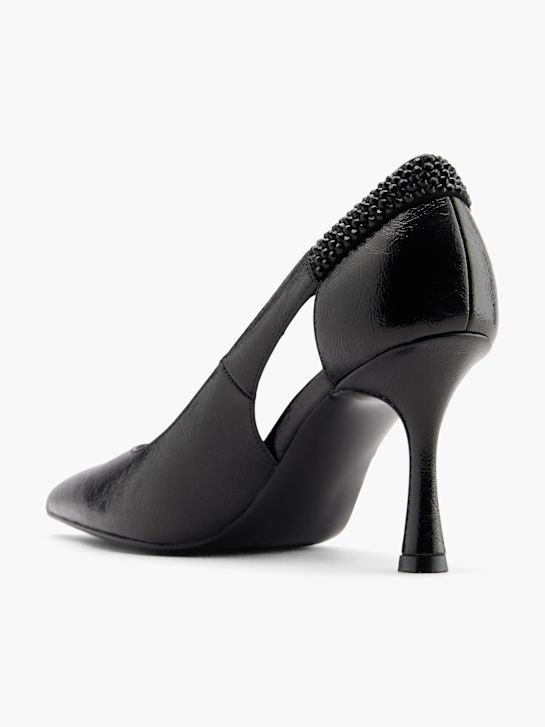 passarela calcanhar preto deichmann