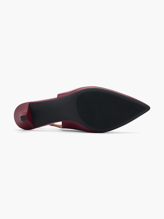 passarela slingback calcanhar vermelho deichmann