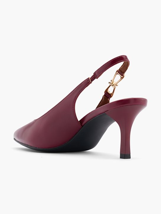 passarela slingback calcanhar vermelho deichmann
