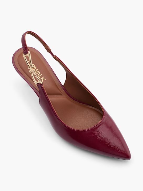 passarela slingback calcanhar vermelho deichmann
