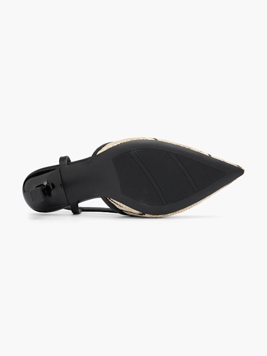 graceland slingback calcanhar bege deichmann