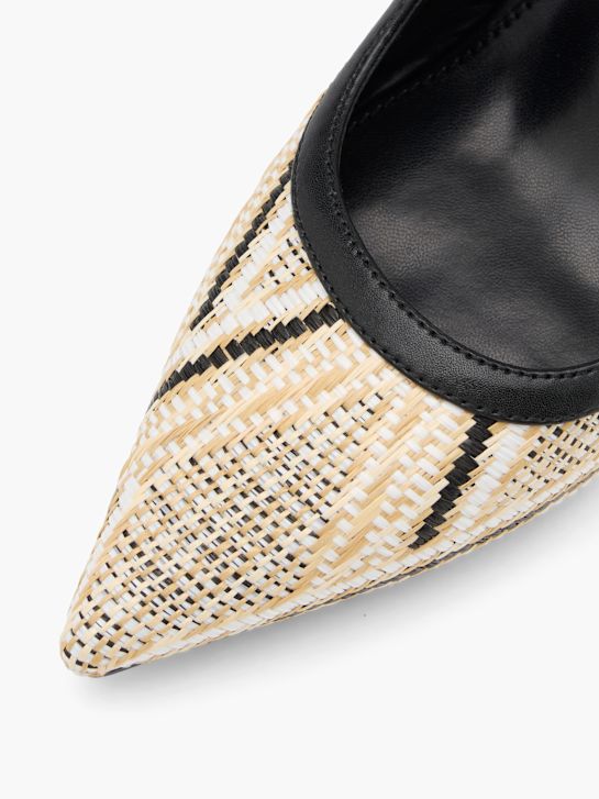 graceland slingback calcanhar bege deichmann
