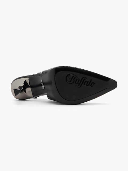 buffalo slingback calcanhar preto deichmann