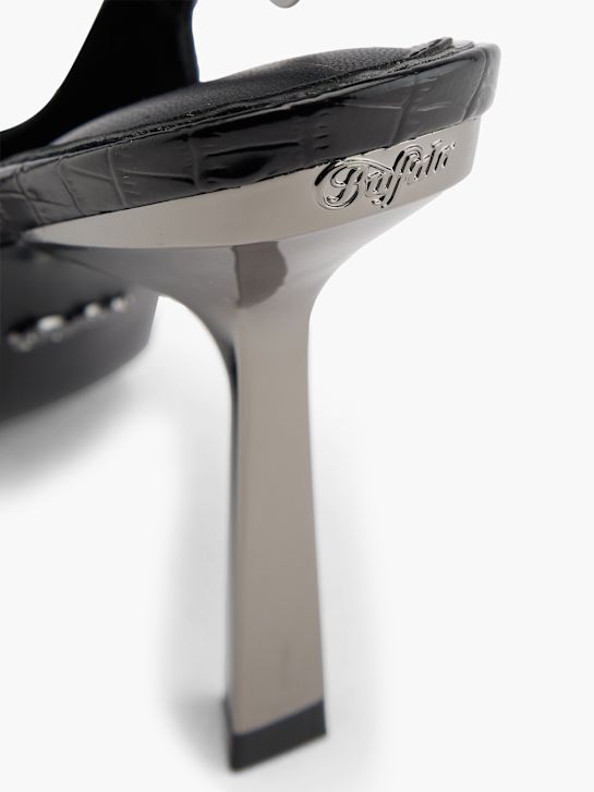 buffalo slingback calcanhar preto deichmann